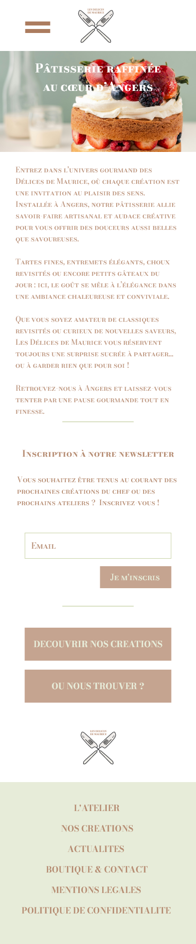 Prototype accueil mobile