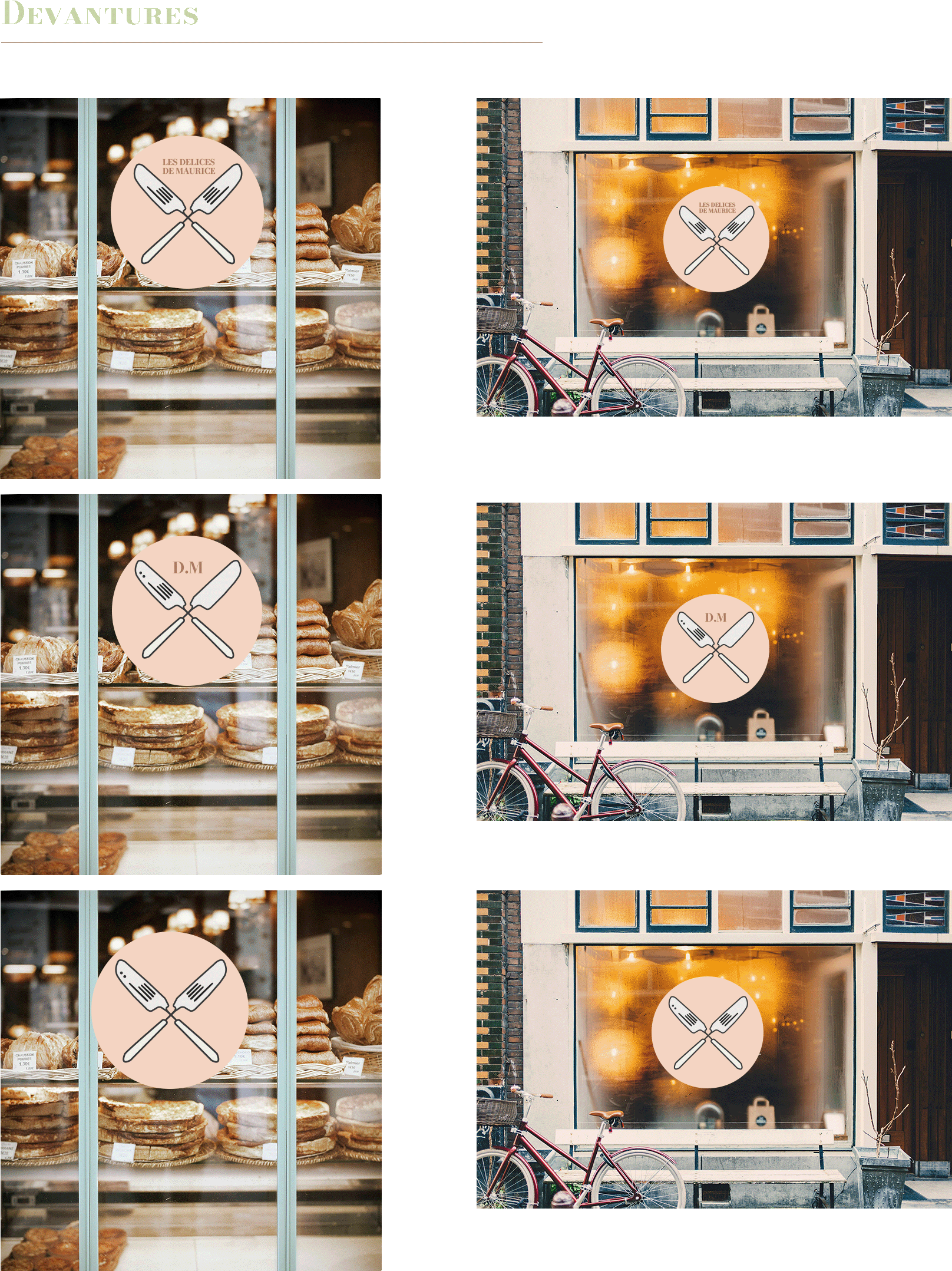 Application sur devantures